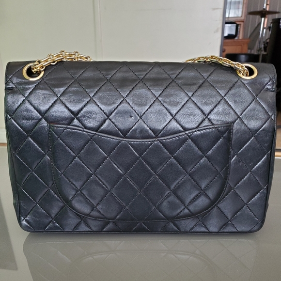 🎉HP🎉CHANEL Lambskin Double Flap w/ Bijoux Chain - Picture 8 of 11